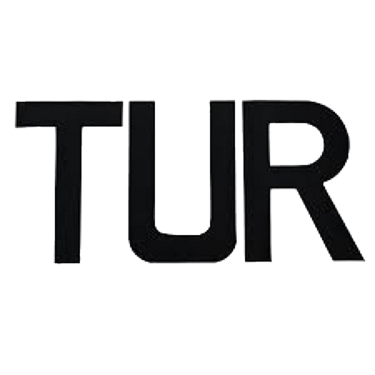 Símbolo del país de navegación 'TUR' Negro