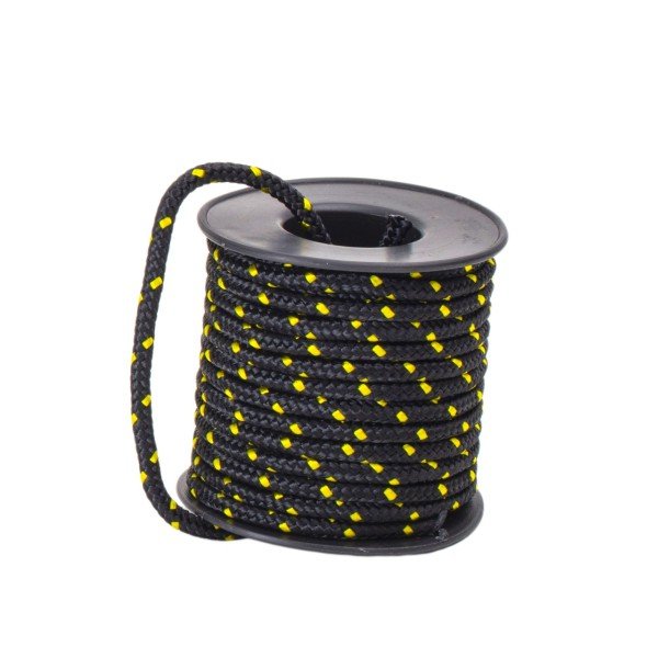4mm Black Yellow Spotted