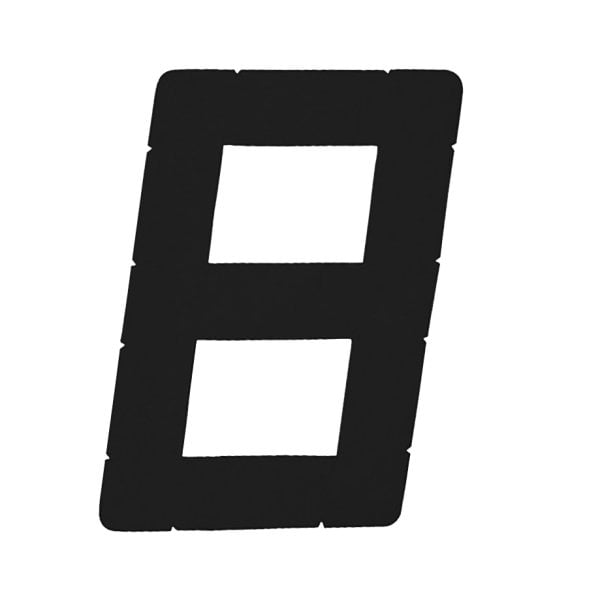 Radial Digital Sail Number Black