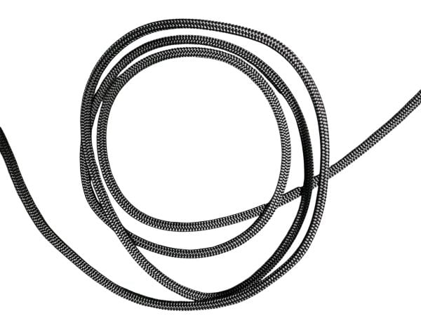 6mm Dyneema Siyah Pupa Palanga İpi 1mt