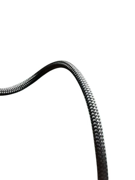 6mm Dyneema Siyah Pupa Palanga İpi 1mt