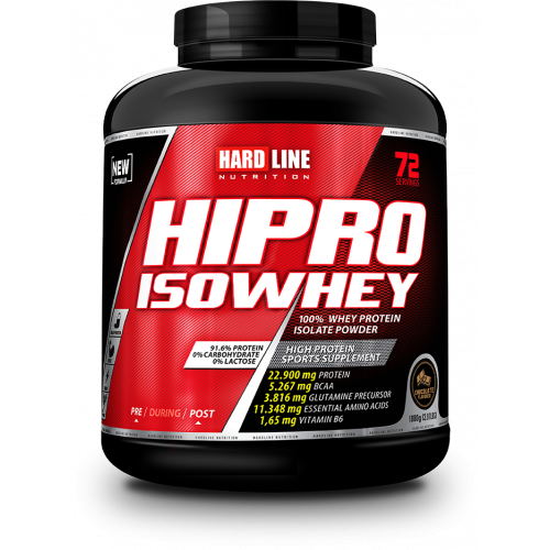 Hardline Nutrition Hipro İzole Whey Protein Çikolatalı 1800 Gr