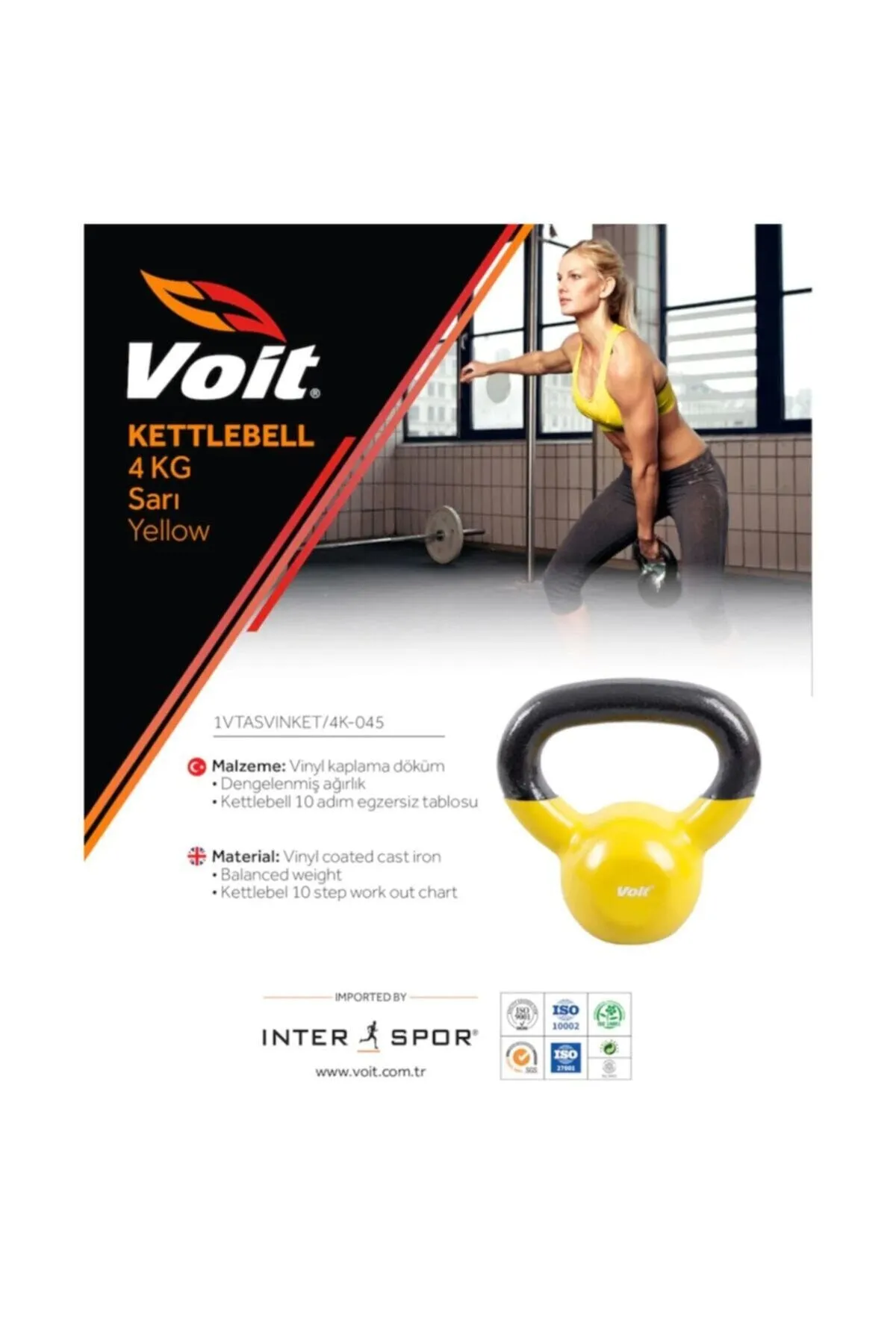 Voit Vinyl Kettlebell