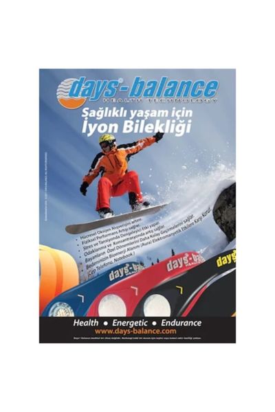 Daysbalance Iyon Yüklü Bileklik Siyah