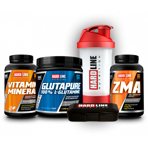 Hardline Nutrition Glutapure 500 gr Zma vitamin Minarel