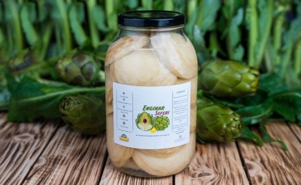 3000 gr Çanak Enginar Konservesi (duble boy )