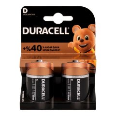 Duracell Büyük Boy Pil 2'li Paket