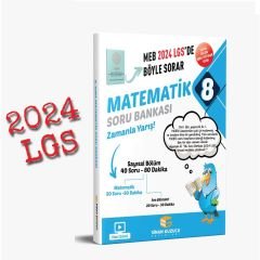 8. SINIF MATEMATİK SORU BANKASI SİNAN KUZUCU YAYINLARI ( 2024 LGS ) MEB BÖYLE SORAR