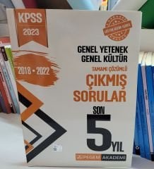 Pegem Akdemi  Genel Kültür Genel Yetenek  Son 5 Yıl Çıkmış  Sorular