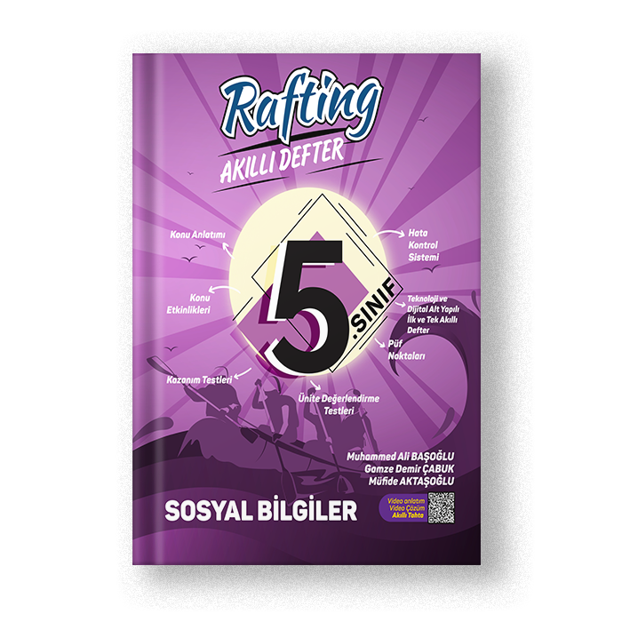 5.Sınıf sosyal Bilgiler Rafting Akıllı Defter
