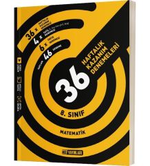 HIZ 8.SINIF MATEMATİK  HAFTALIK 36 DENEME
