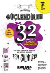 7. Sınıf Güçlendiren 32 Haftalık Fen Bilimleri Kazanım Denemeleri
