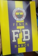 Fenerbahçe-Galatasaray-Beşiktaş Lisanslı Çizgili A4 Pp Kapak 60 Yaprak Defter
