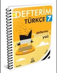 ARI YAYINLARI DEFTERİM TÜRKÇE