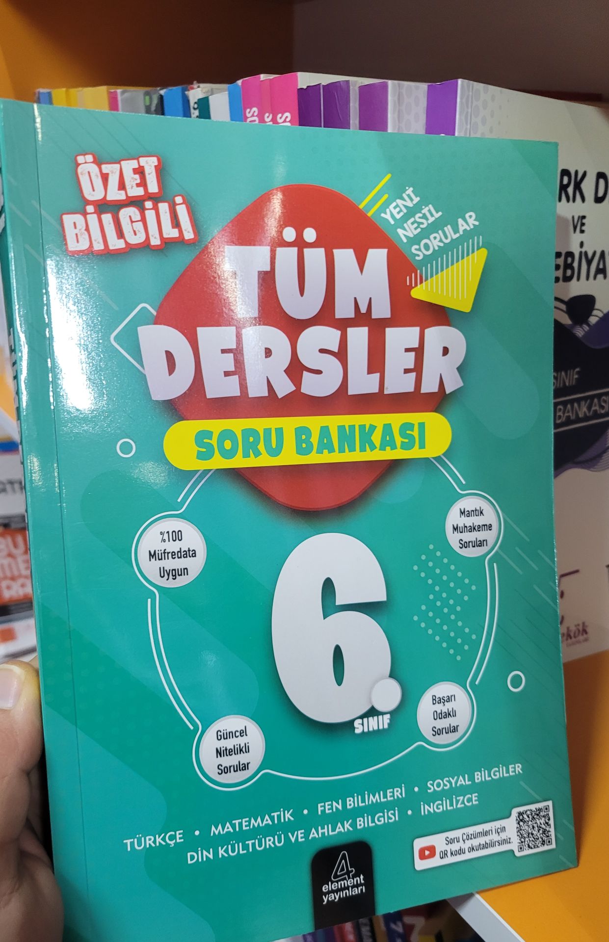 6.SINIF TÜM DERSLER SORU KİTABI-ELEMENT YAYINLARI