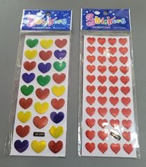STICKERS KALPLİ SİMLİ 5 Lİ
