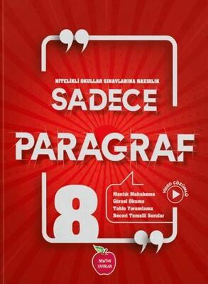 NEWTON YAYINLARI 8.SINIF SADECE PARAGRAF
