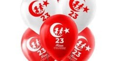 23 NİSAN TEMALI BALON 10 LU