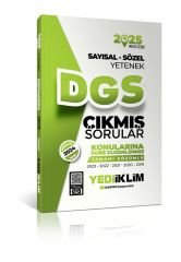 YEDİİKLİM YAYINCILIK DGS ÇIKMIŞ SORULAR