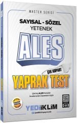 YEDİİKLİM YAYINLARI ALES ÇEK KOPAR YAPRAK TEST