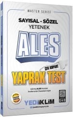YEDİİKLİM YAYINLARI ALES ÇEK KOPAR YAPRAK TEST