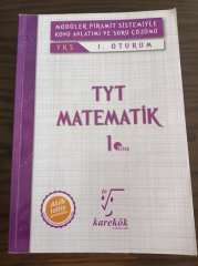 KAREKÖK YAYINLARI TYT MATEMATİK 1. KİTAP