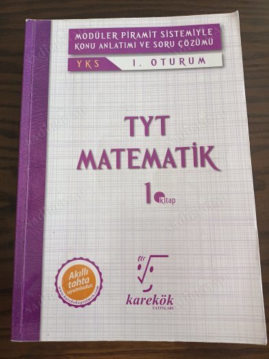 KAREKÖK YAYINLARI TYT MATEMATİK 1. KİTAP