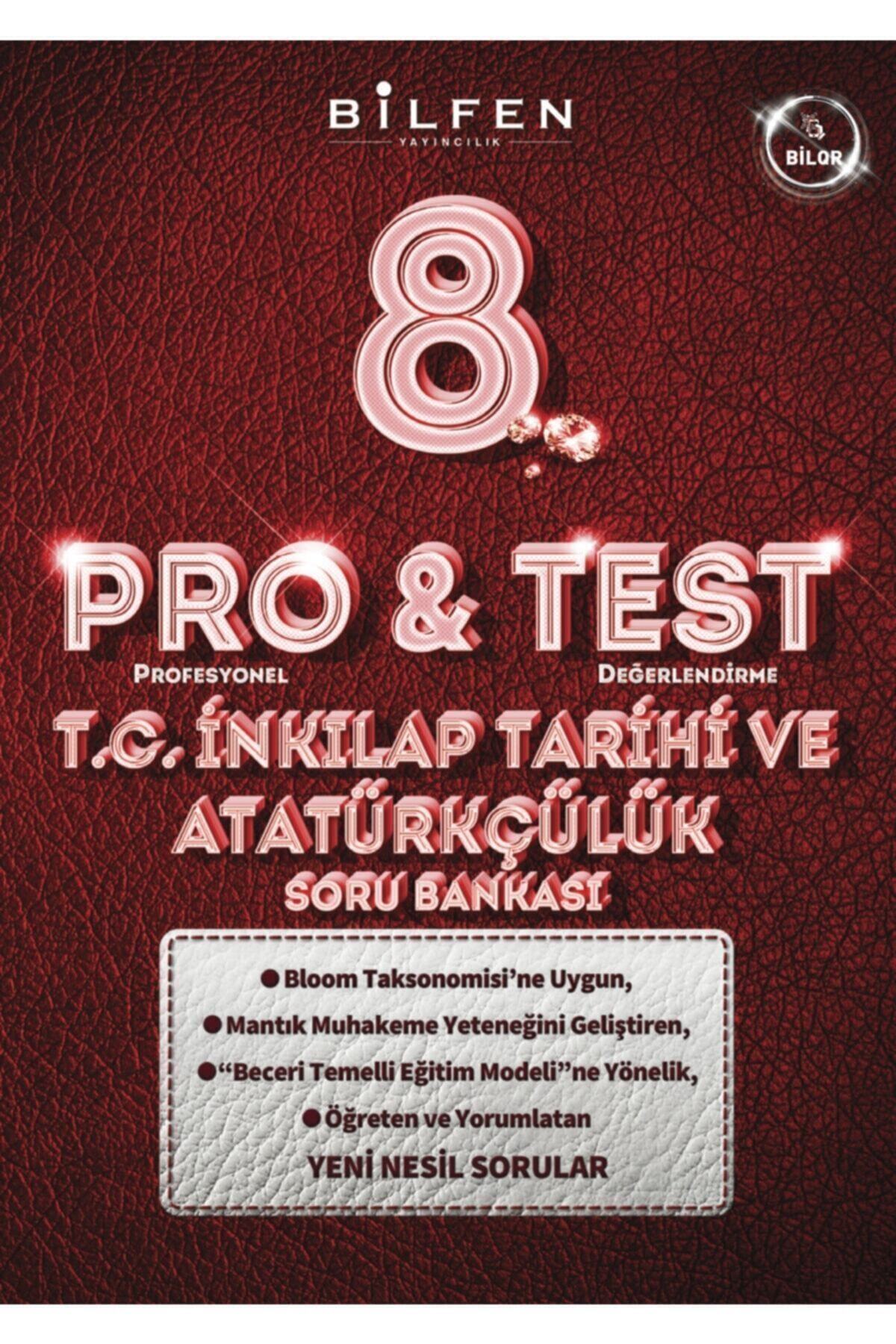 BİLFEN 8. SINIF PRO TEST T.C. İNKLAP TARİHİ VE ATATÜRKÇÜLÜK