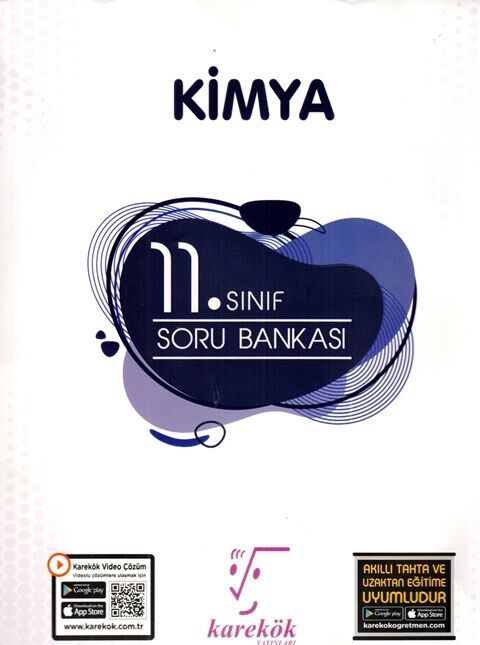 KAREKÖK YAYINLARI 11. SINIF KİMYA SORU BANKASI