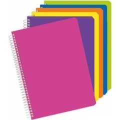 EREN A4 PLASTİK KAPAK ÇİZGİLİ SPRİALLİ DEFTER 120 SAYFA