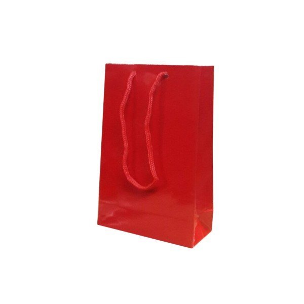 UZAY HEDİYE ÇANTASI KARTON KRAFT KIRMIZI 25X31