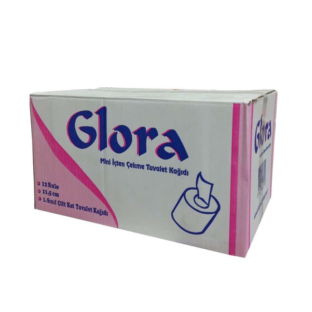 Glora Mini İçten Çekme Tuvalet Kağıdı 11 Cm 4 Kg