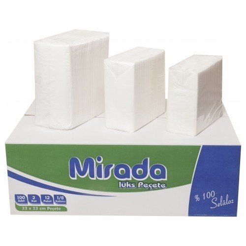 Mirada Garson Katlama Çift Kat 24x24 Cm 100x24 Pk