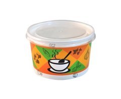 Orego Karton Çorba Kase Kapaklı 500’lü