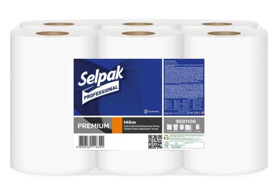 Selpak Professionel İçten Çekme Havlu 140 Mt 9'lu
