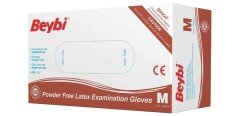 Beybi Latex Muayene Eldiveni Pudrasız M 100'lü