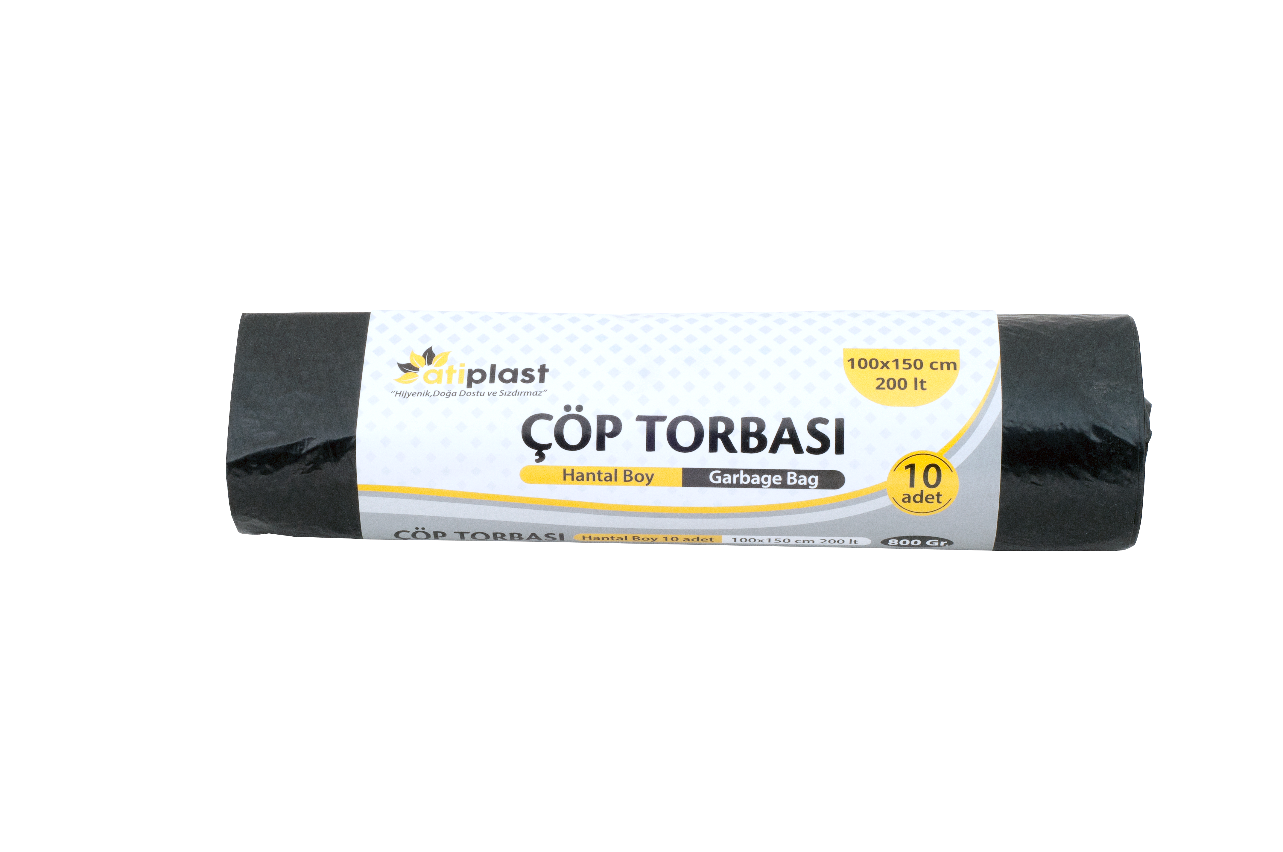 Atiplast Endüstriyel Hantal Boy Çöp Torbası 100x150 800 Gr