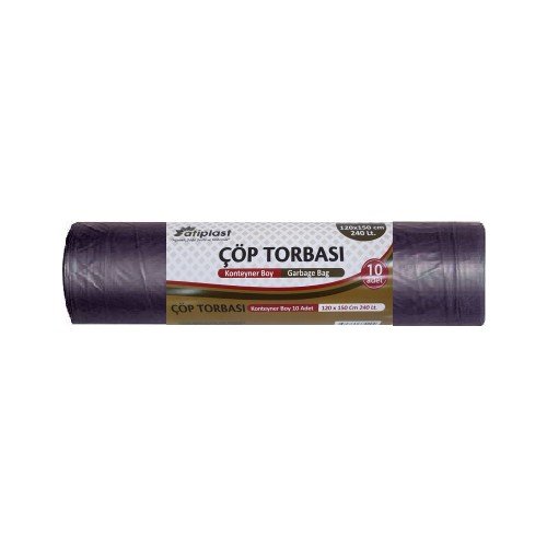 Atiplast Konteyner Boy Çöp Torbası 120x150 800 Gr