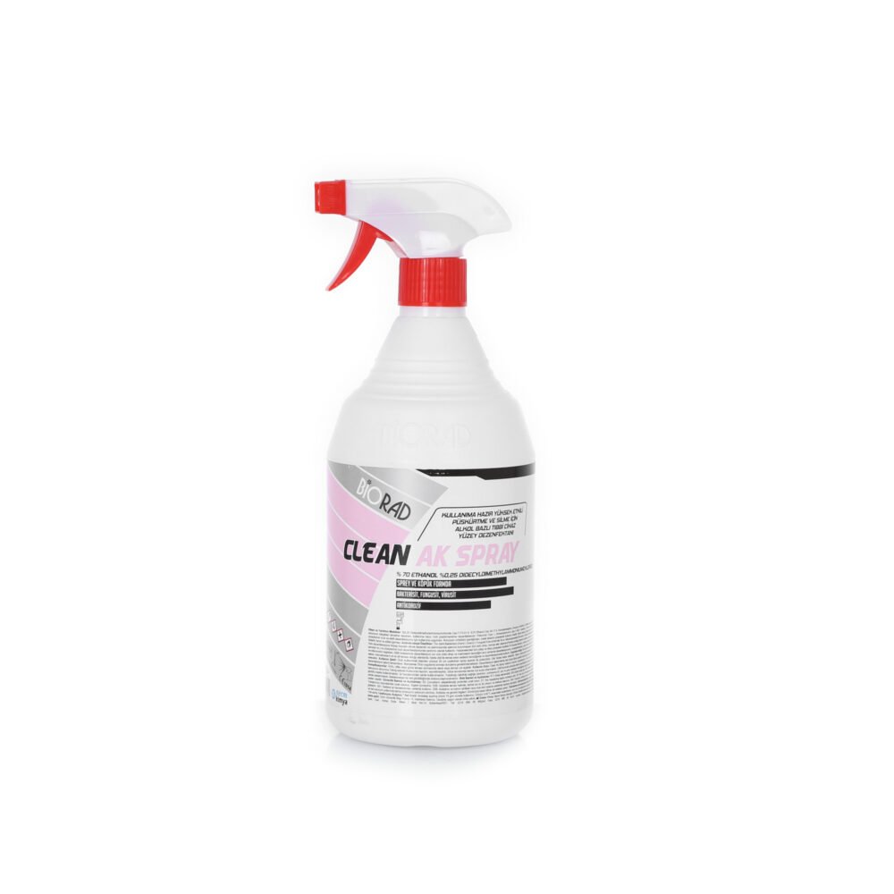 Biorad Clean Ak Yüzey Dezenfektanı Sprey 1000 Ml