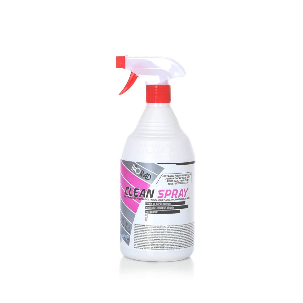 Biorad Clean Yüzey Dezenfektanı Sprey 1000 Ml