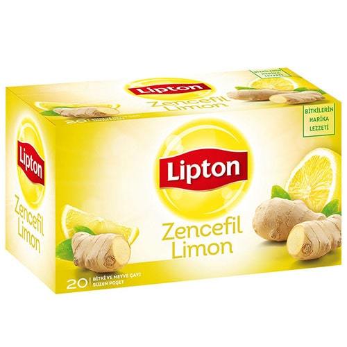 Lipton Zencefil Limon Bardak Poşet Çay 20`li