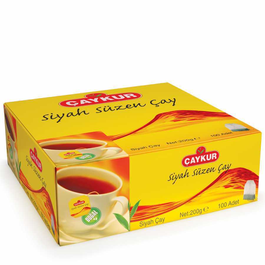 Çaykur Siyah Süzen Poşet Çay 200 Gr