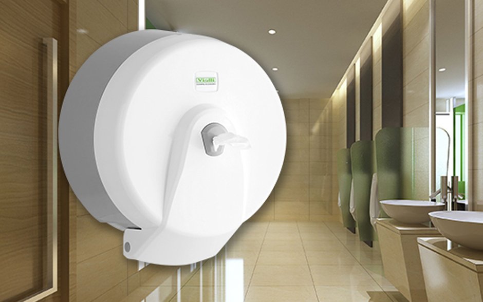 Vialli Nosepoint Tuvalet Kağıdı Dispenseri Beyaz K9