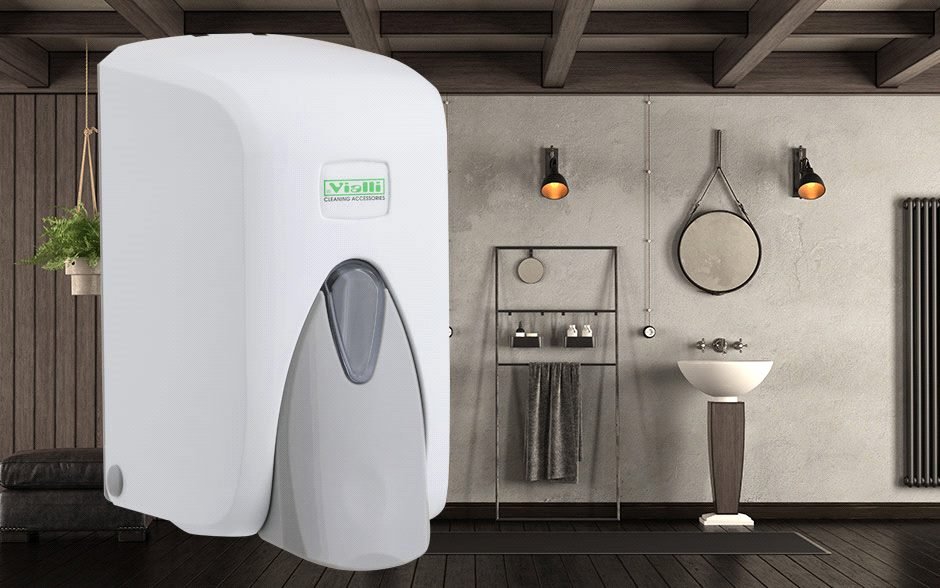 Vialli Sıvı Sabun Dispenseri Beyaz 500 Ml S5