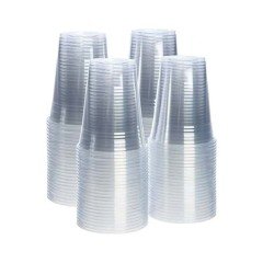 Melissa 180 CC Şeffaf Plastik Bardak 1.3 Gr 100'lü