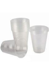 Lindera 360 CC Şeffaf Plastik Bardak 50'li