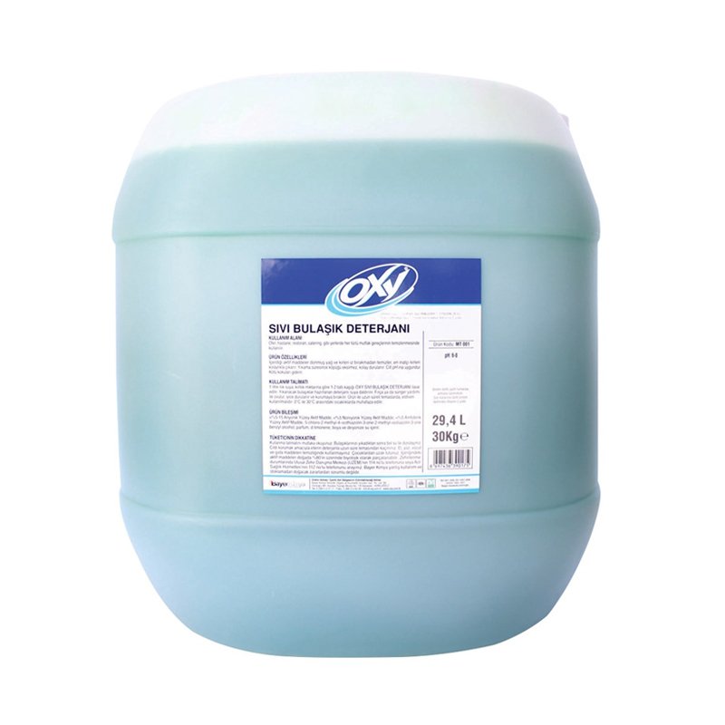 Oxy Sıvı Bulaşık Deterjanı Yeşil/Limon 30 Kg