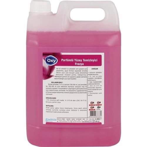 Oxy Parfümlü Yüzey Temizleyici 5 Kg Pembe