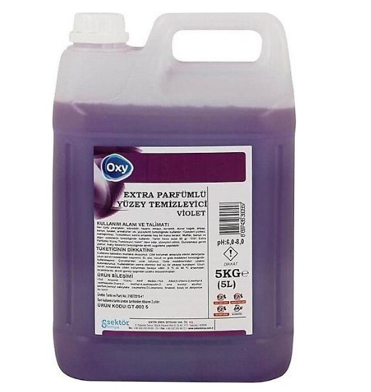 Oxy Extra Parfümlü Yüzey Temizleyici 5 Kg Mor