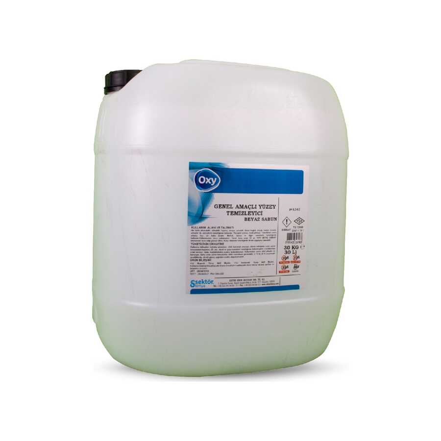 Oxy Genel Amaçlı Yüzey Temizleyici 30 Kg Beyaz Sabun